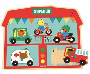 Рамка-вкладыш Супер Джо (Djeco, 01709k)